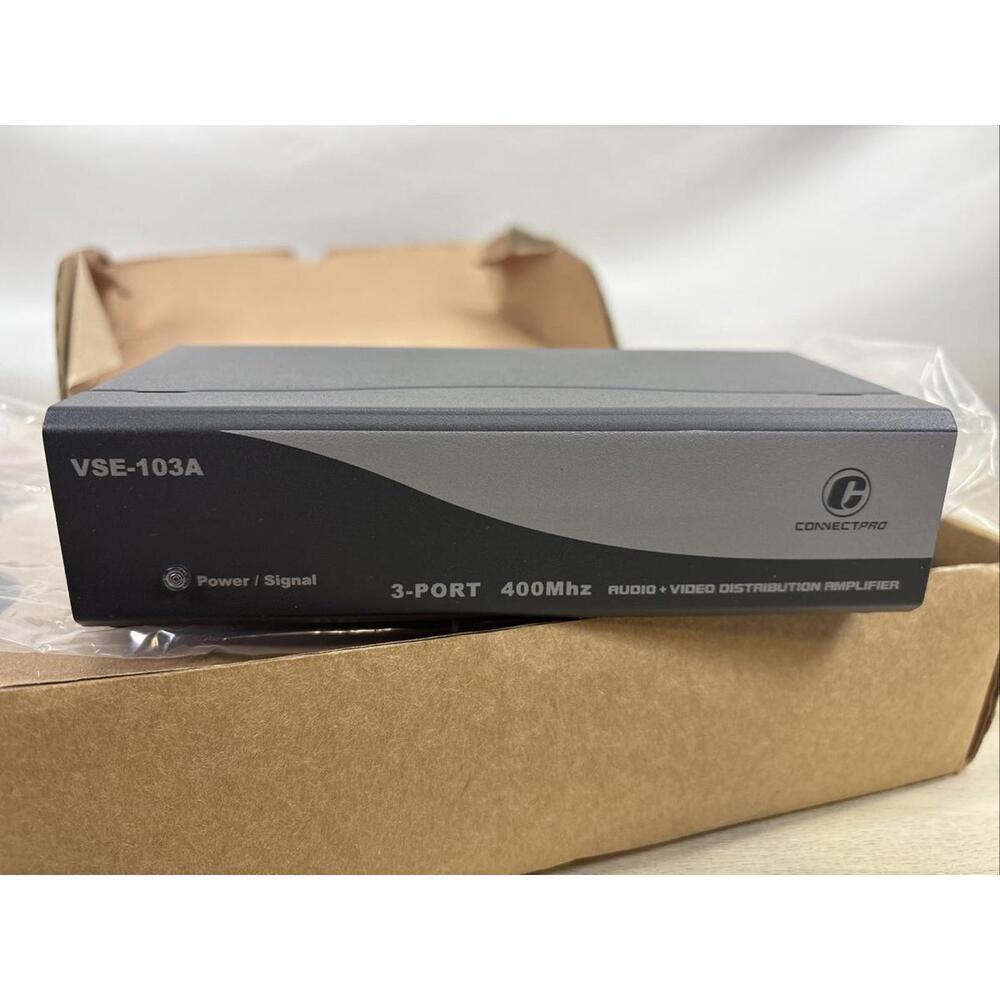 ConnectPro VSE-103 VGA Enhanced Video Splitter 3 Port 400MHz NEW IN ORIGINAL BOX
